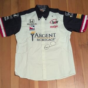 Women's Racing Shirt - Black and White Danica Patrick signed Signature